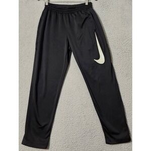 Nike Therma HBR Fleece Pants Men's Size Small Black Dri Fit Basketball AT3260